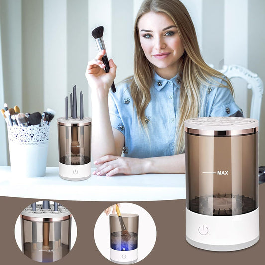 Rechargeable Automatic Cosmetic Brush Cleaner Electric Makeup Cleaning FastDryer